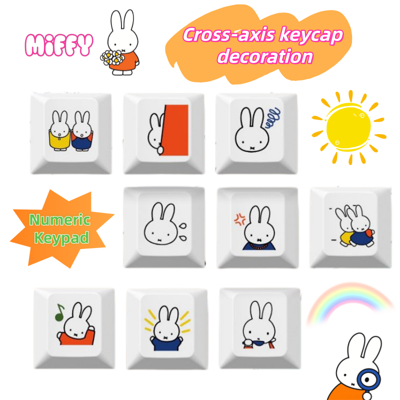 Model Kit Plastic - New Miffy rabbit cartoon cute keycap