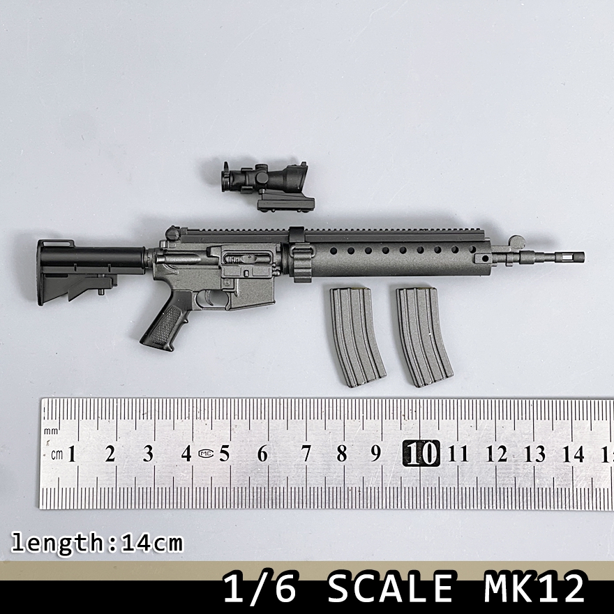 Model Kit Action Figure - 1/6 Scale MK12 SPR Sniper Rifle