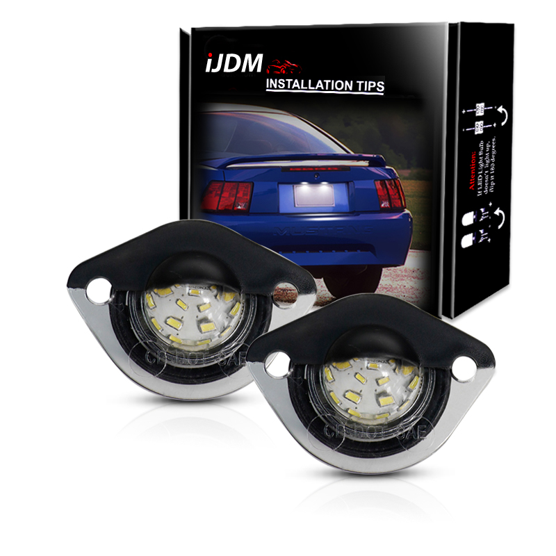 Model Kit Mustang - 2Pcs White LED License Plate Light