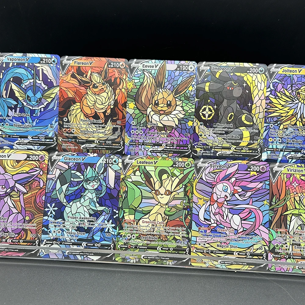 Model Kit Umbreon - 10Pcs/set Diy PTCG Eevee Umbreon Jolteon