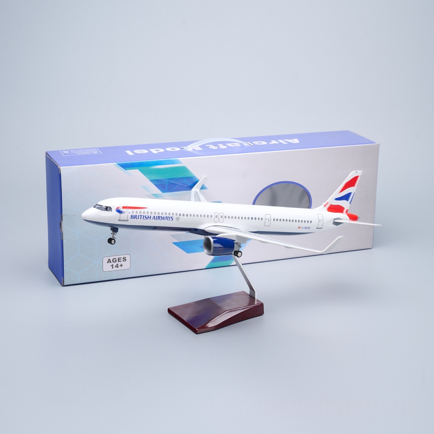Model Kit Plane - 1/100 Scale Airplane Resin A321 Neo