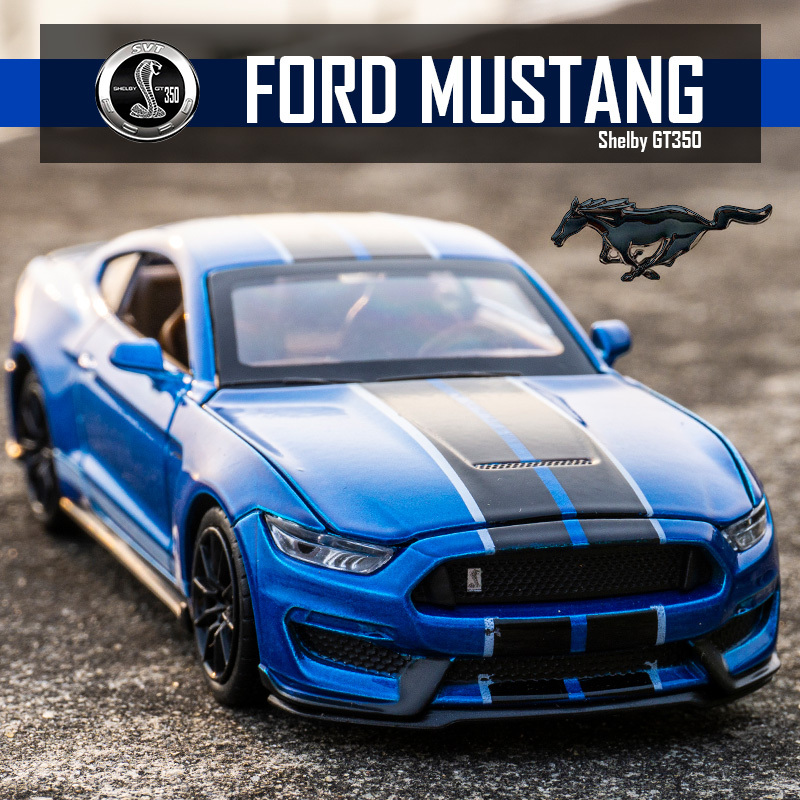 Model Kit Mustang - 1:32 High Simulation Supercar Ford Mustang