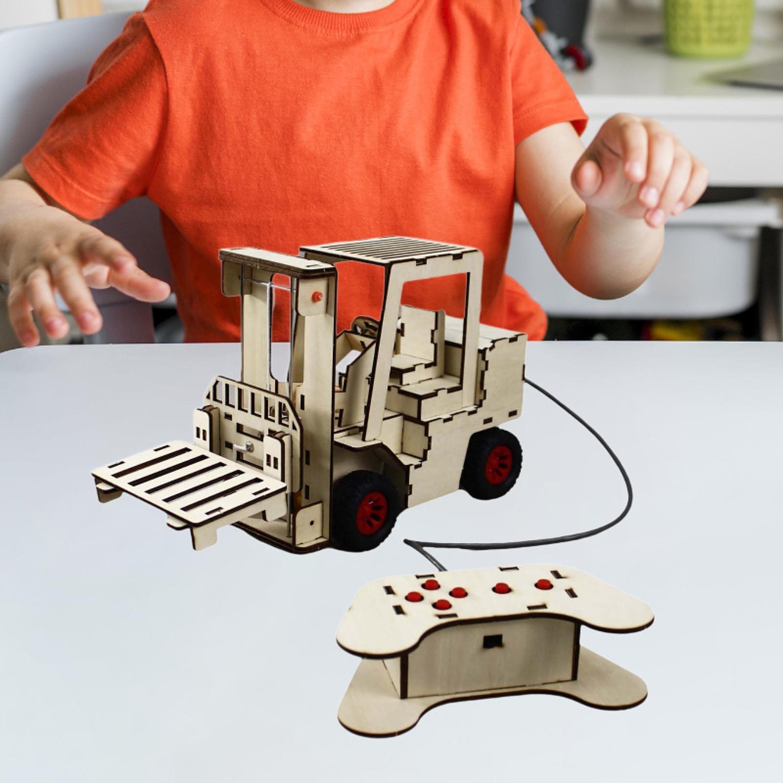 Model Kit Wood - Wood Mechanical Building Toys Small Inventions
