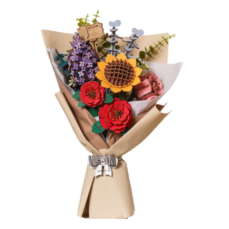 Model Kit Revell - Rolife Wooden Flower Bouquet 3D Wooden