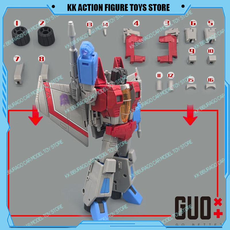 Model Kit Studio - GUO Studio Transformation SS86 Starscream Action