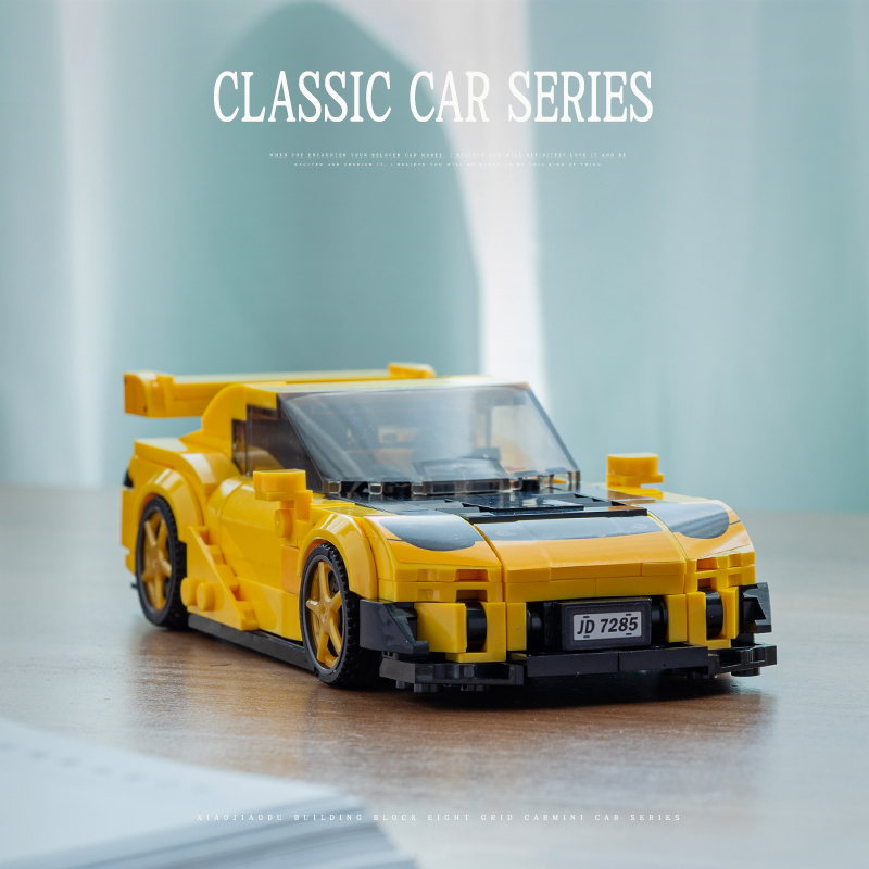 Model Kit Jdm - City RX7 Classic Racing Cars Building