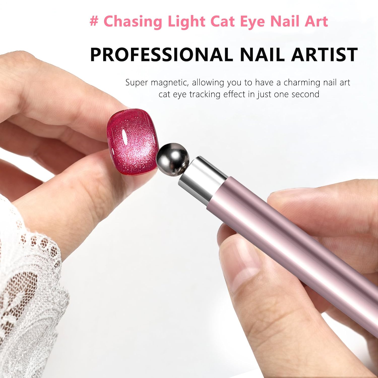 1/2Pcs Nail Cat Eye Magnetic B - огляд і ціна Sanding Stick Set