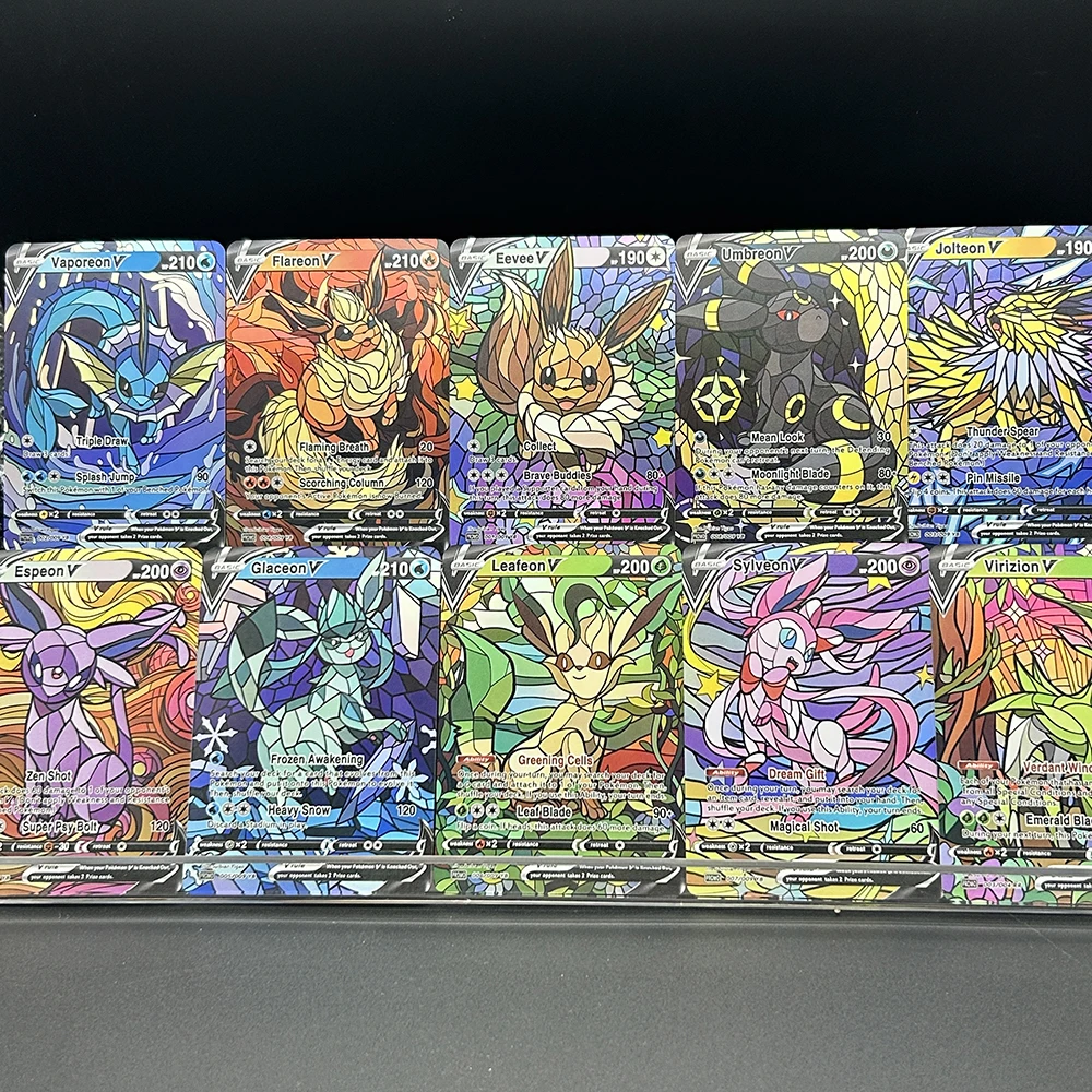 10Pcs/set Diy PTCG Eevee Umbre - огляд і ціна Model Kit Umbreon