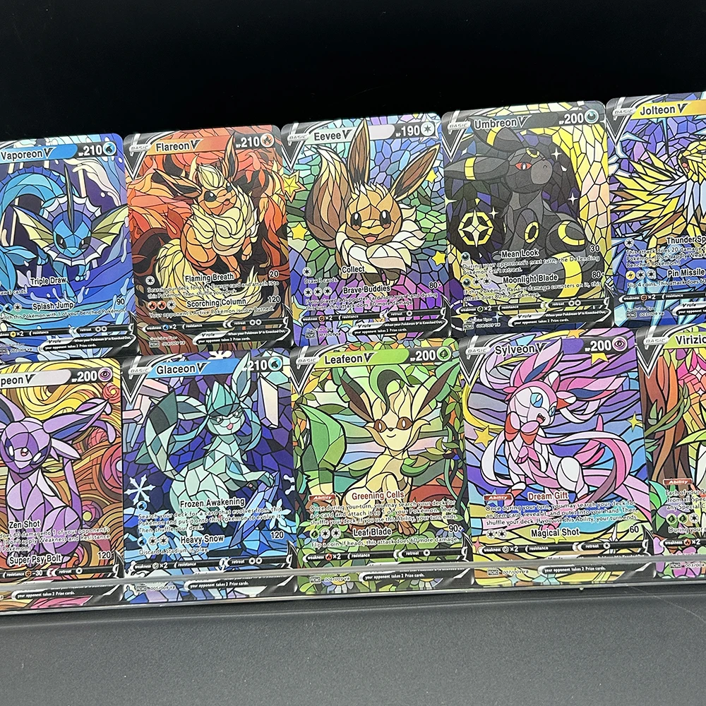 10Pcs/set Diy PTCG Eevee Umbre - огляд і ціна Model Kit Umbreon