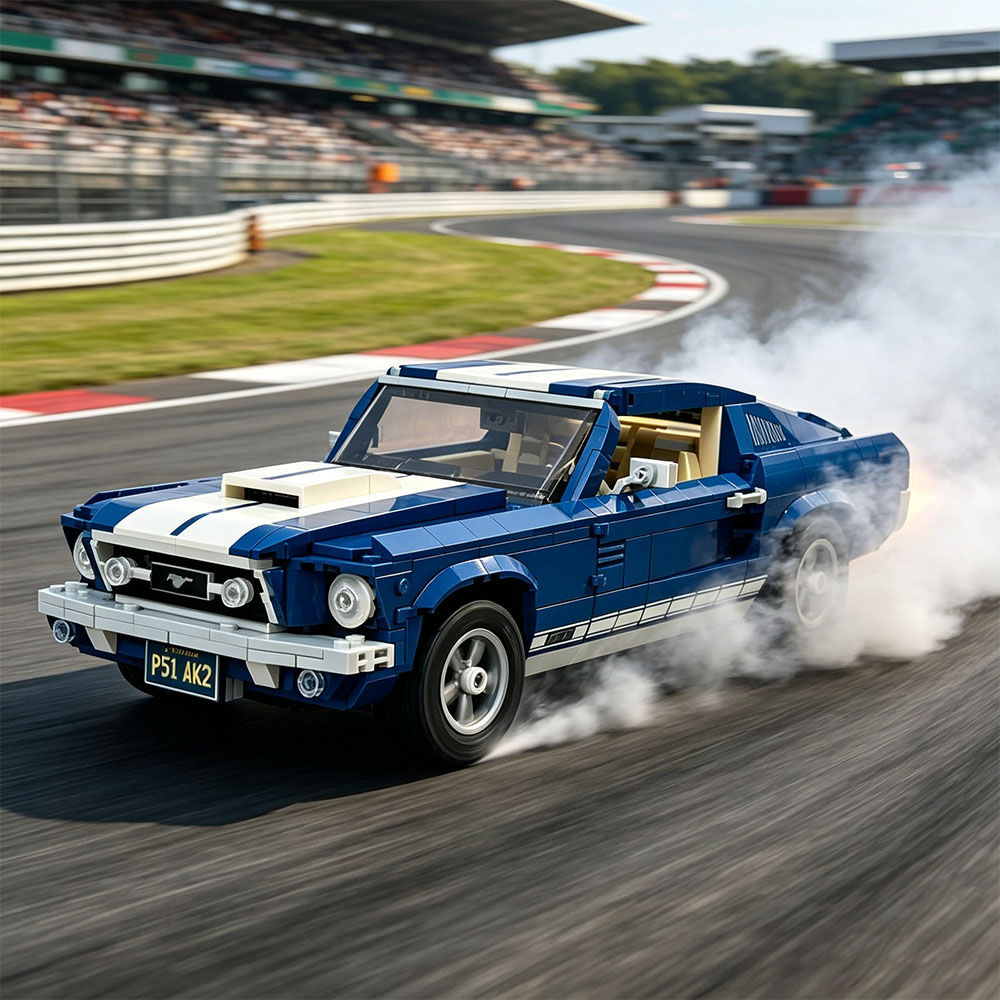 MOC 1471PCS Mustangs Sports Ra - огляд і ціна Model Kit Mustang