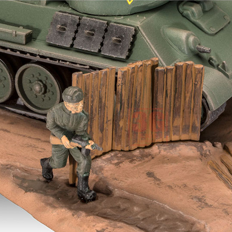 Revell 03294 1/76 Soviet T-34/ - огляд і ціна Model Kit Revell