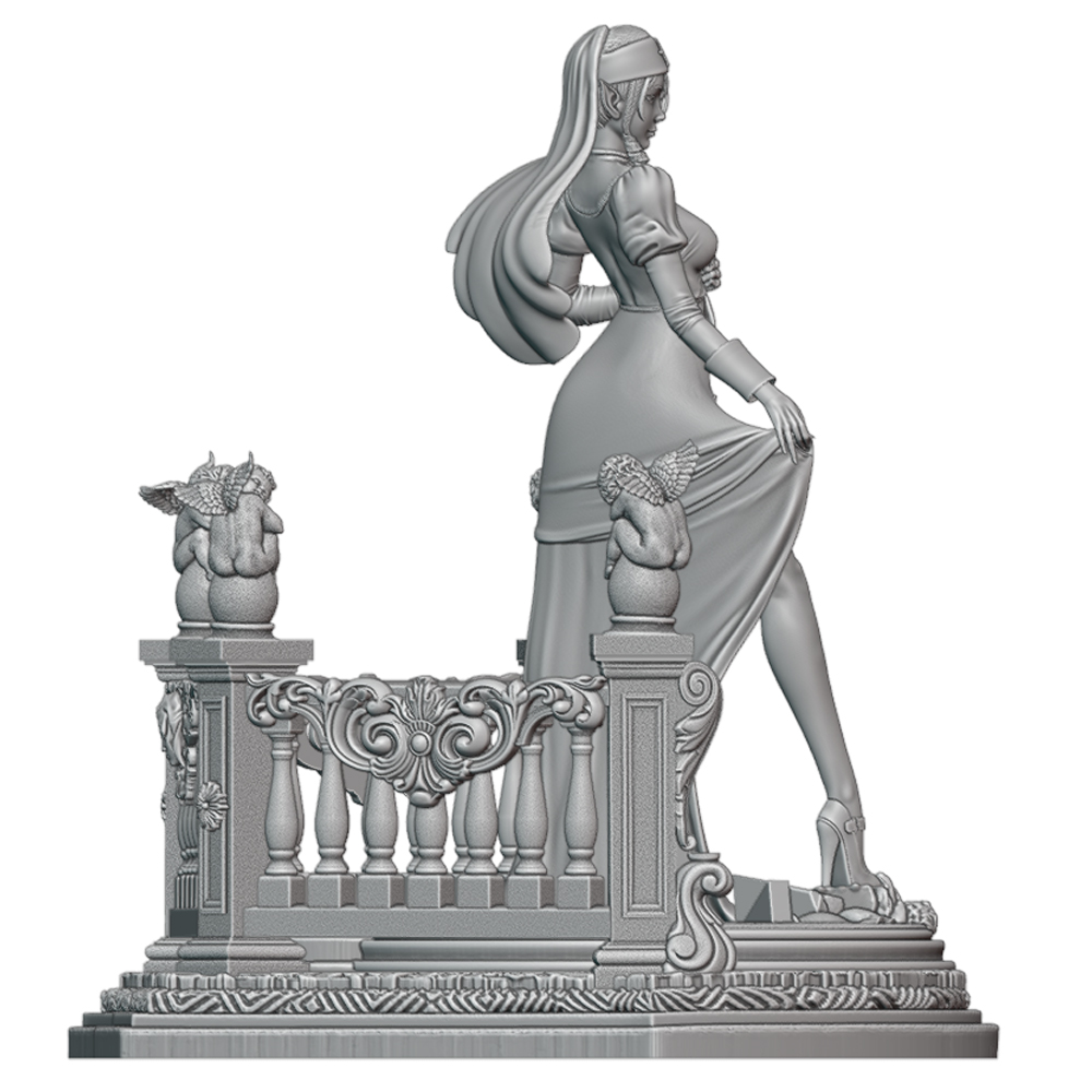 Elf Clergy Lady With Cross Orn - огляд і ціна Model Figure Base