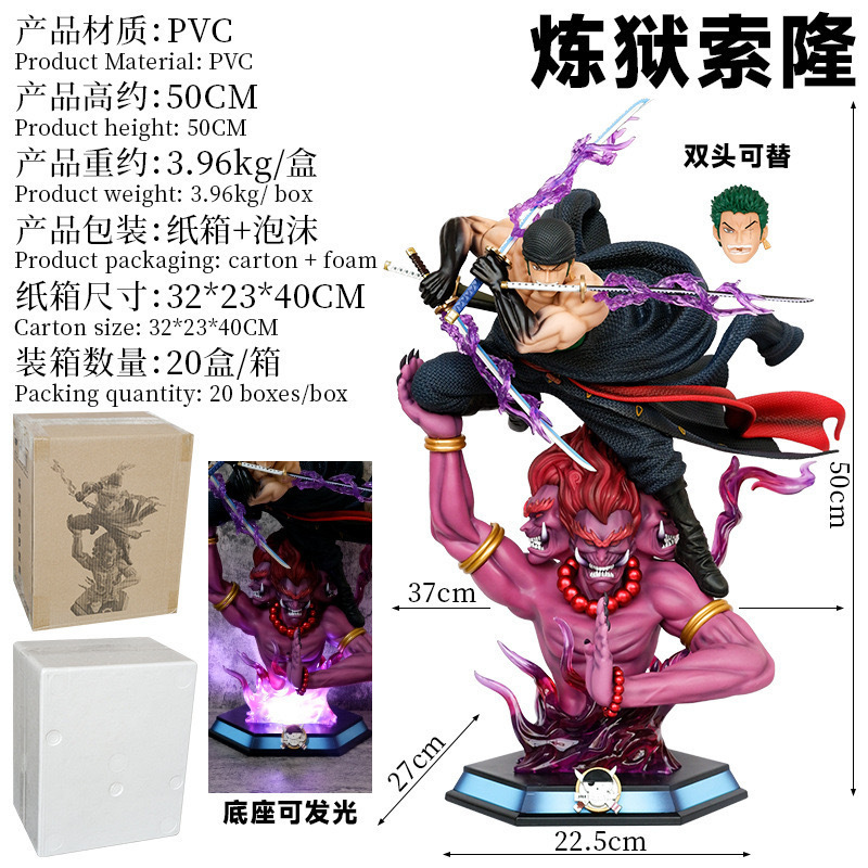 One Piece Roronoa Zoro Purgato - огляд і ціна Model Figure Base