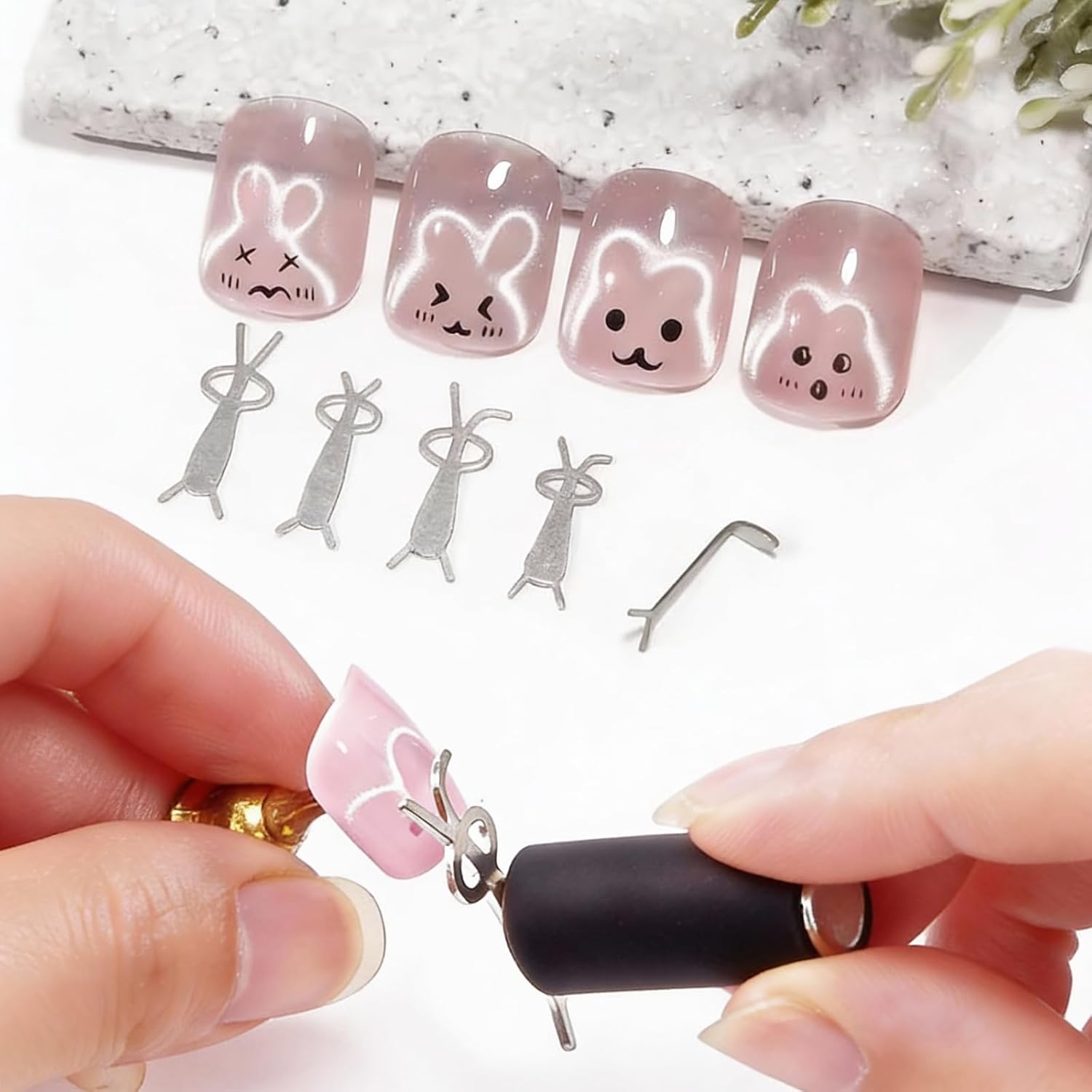 10Pcs Cat Eye Nail Magnet Set  - огляд і ціна Sanding Stick Set