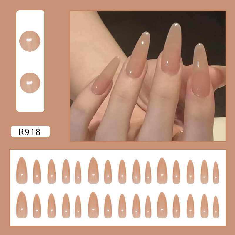 24 Pcs Nude Simple False Nails - огляд і ціна Sanding Stick Set