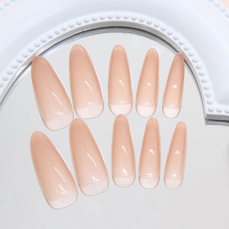 24 Pcs Nude Simple False Nails - огляд і ціна Sanding Stick Set