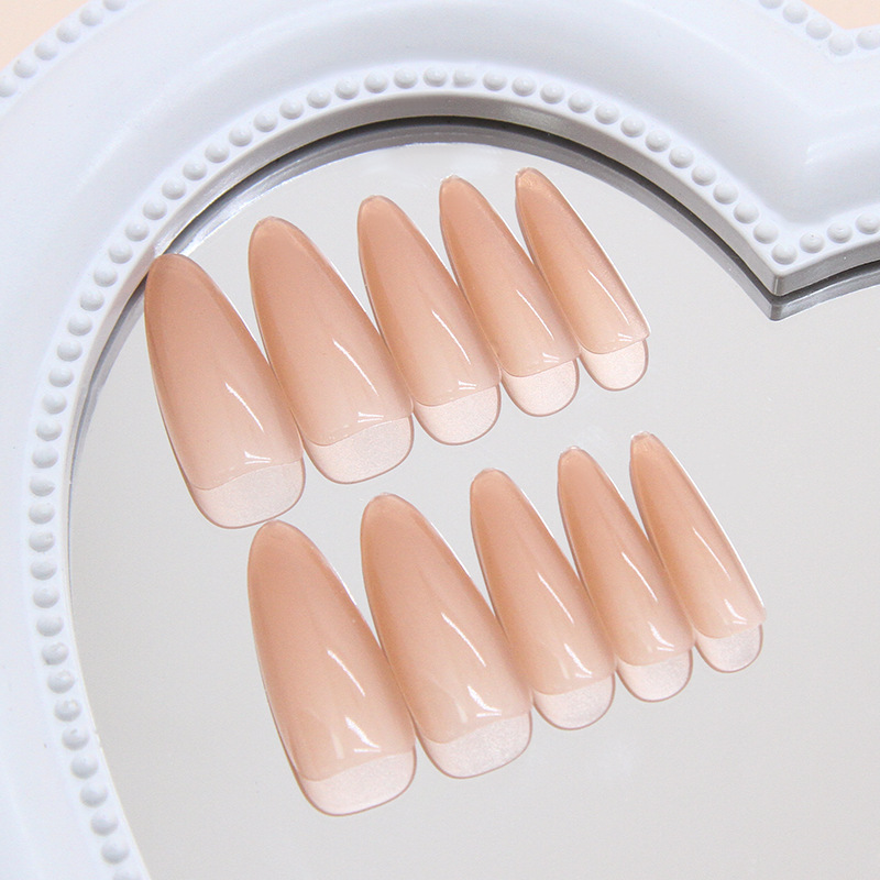 24 Pcs Nude Simple False Nails - огляд і ціна Sanding Stick Set
