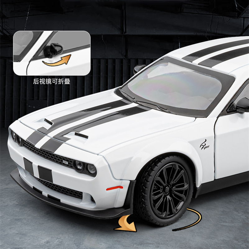 1:24 Dodge Challenger SRT Hell - огляд і ціна Model Kit Mustang