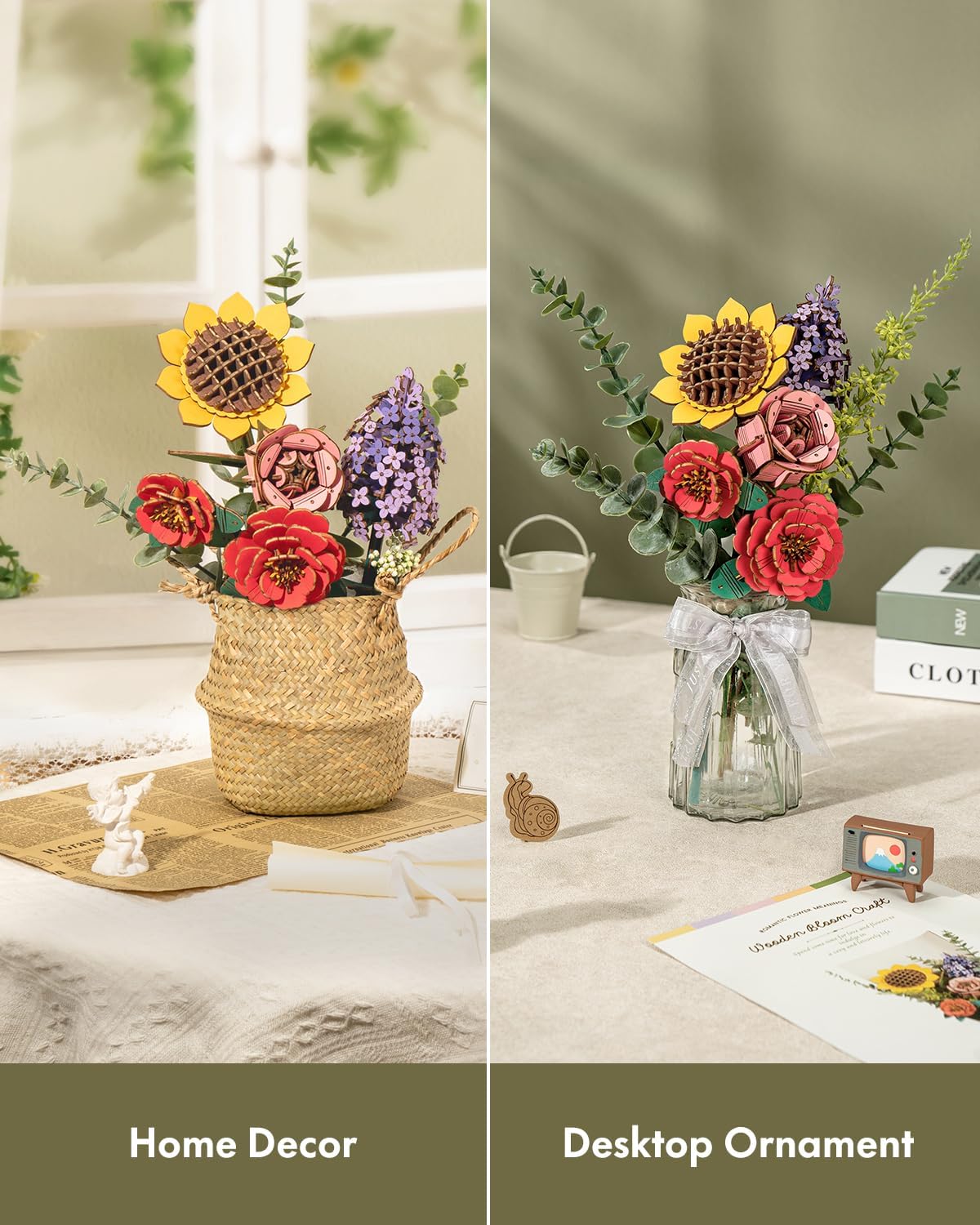 Rolife Wooden Flower Bouquet 3 - огляд і ціна Model Kit Revell