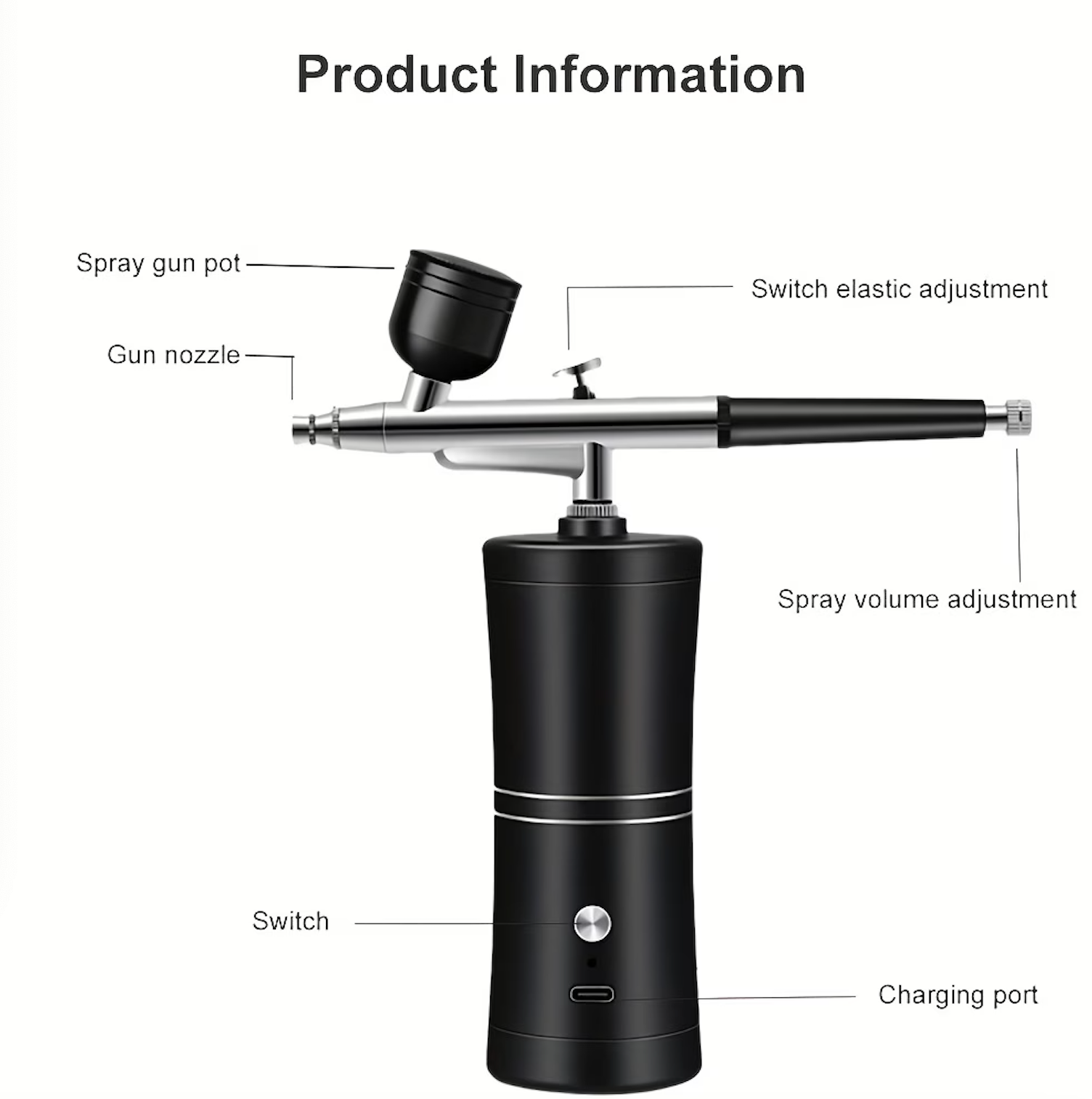 Airbrush Kit With Compressor - - огляд і ціна Airbrush Compressor Kit
