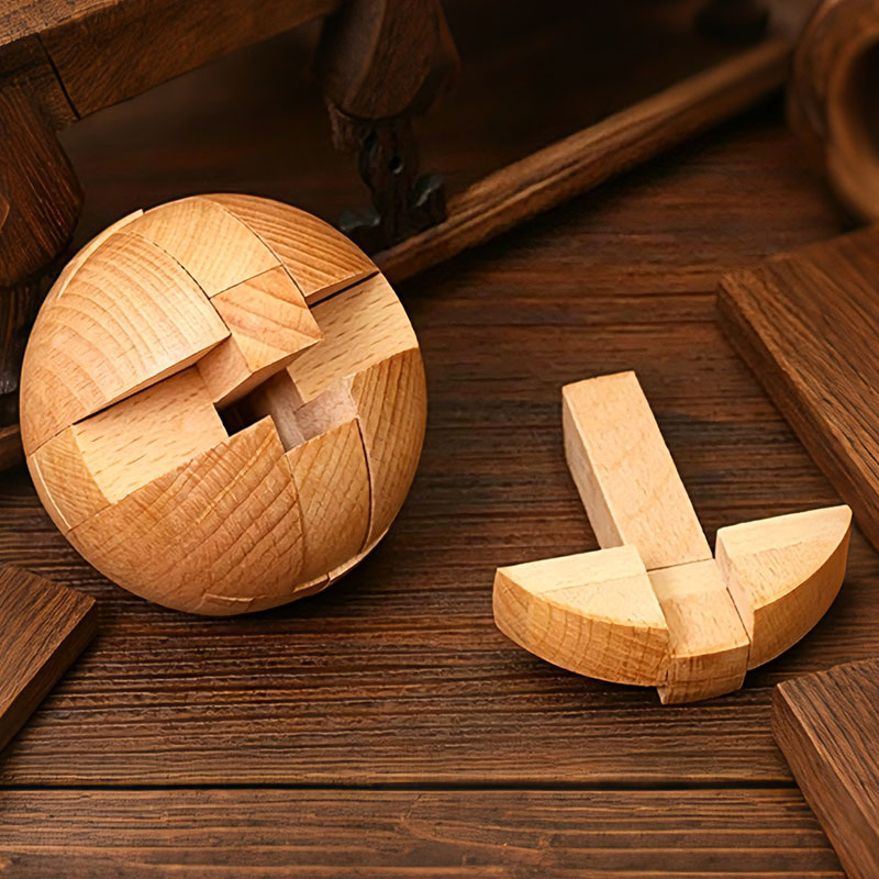 Classic Wooden Puzzle Ball Mag - огляд і ціна Model Kit Wood