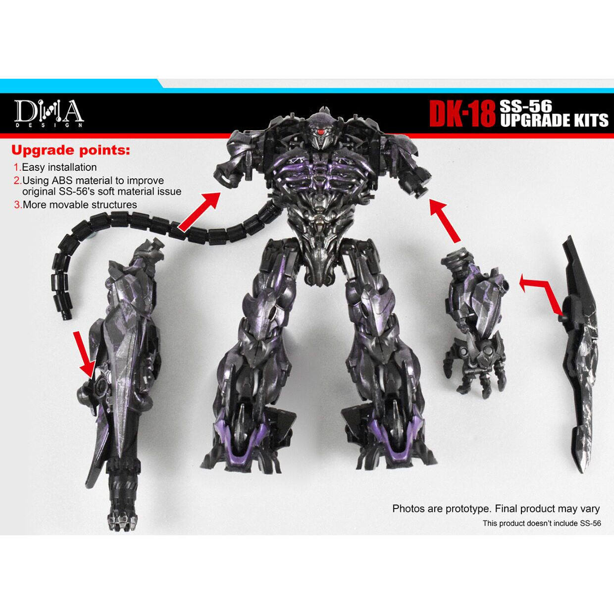 DNA Design DK-18 Exclusive Upg - огляд і ціна Model Kit Studio