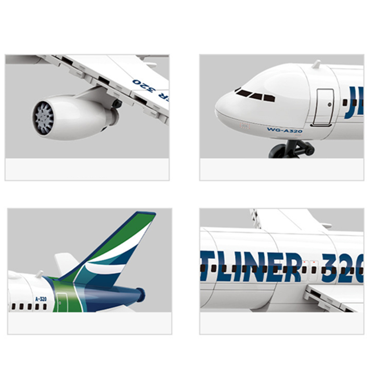 Model Airplane Aviation A320 A - огляд і ціна Model Kit Plastic