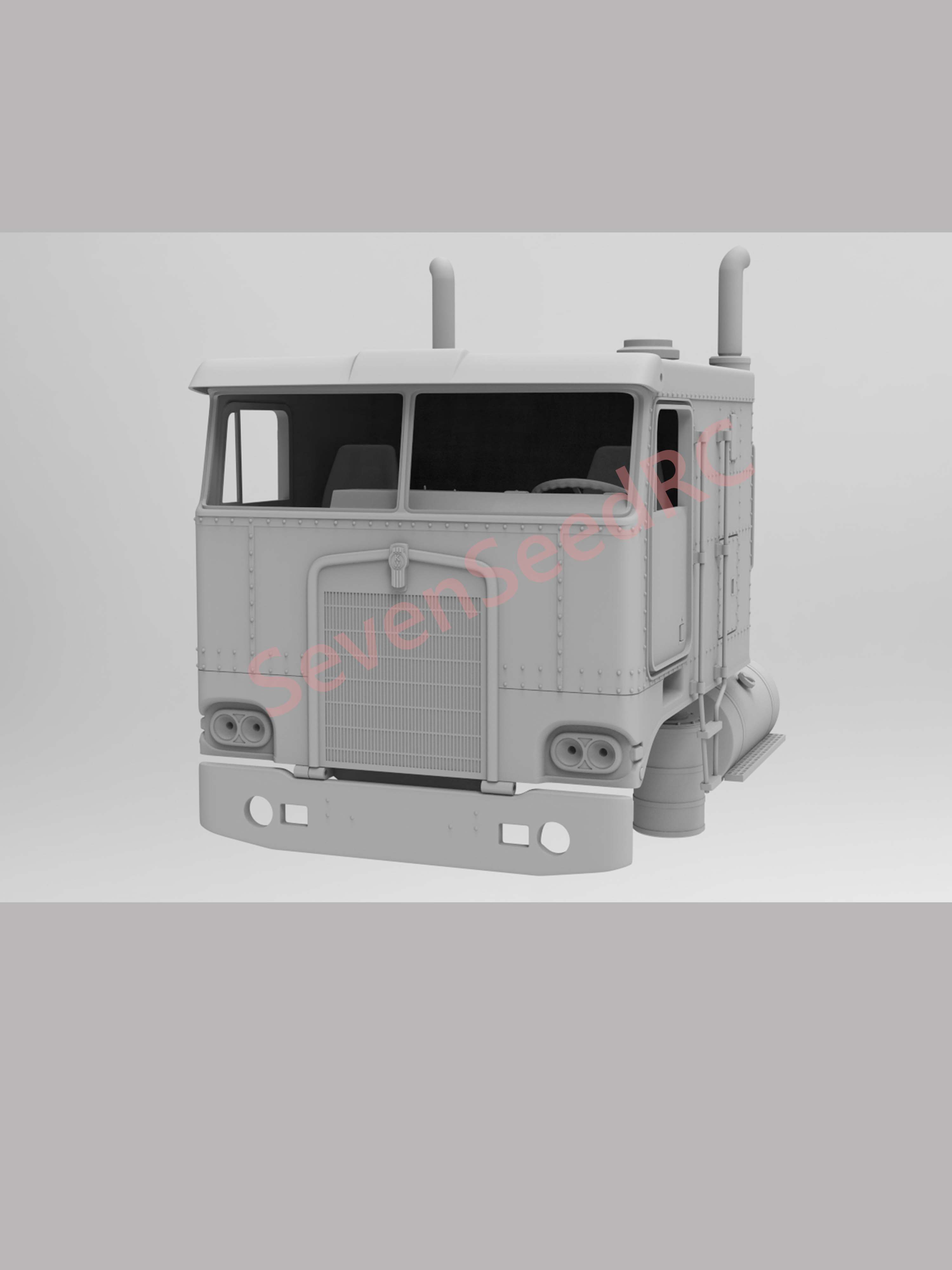 3d Print Truck Cab Kit KENWORT - огляд і ціна Model Kit Jdm