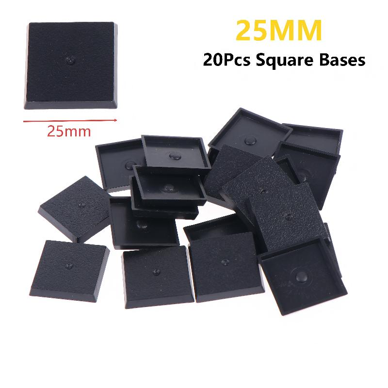 ''20Pcs new 25mm Square Wargam - огляд і ціна Model Figure Base