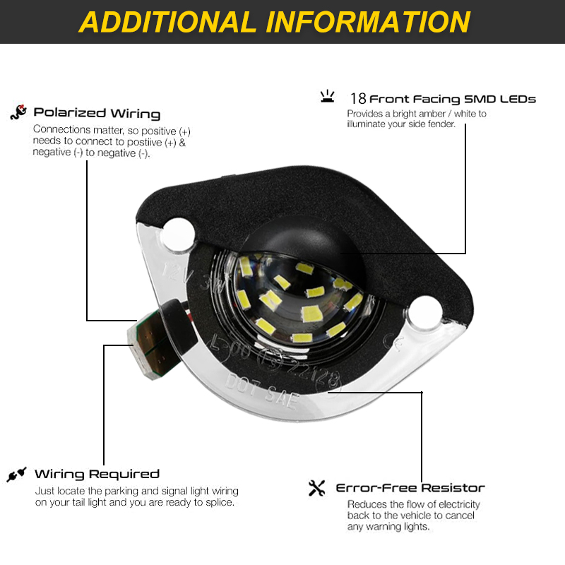 LED License Plate Light For Fo - огляд і ціна Model Kit Mustang