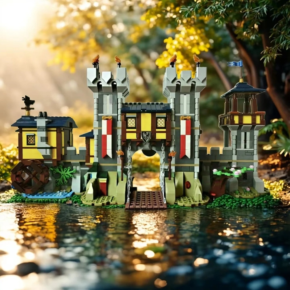 1426pcs New Medieval Castle Ar - огляд і ціна Model Kit Plastic