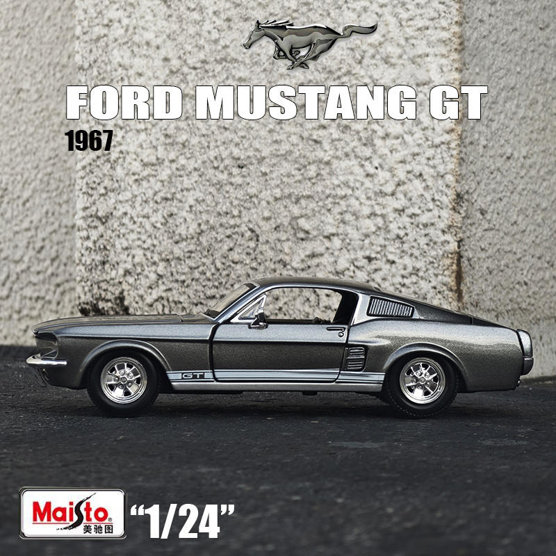 Maisto 1:24 1967 Ford Mustang  - огляд і ціна Model Kit Mustang