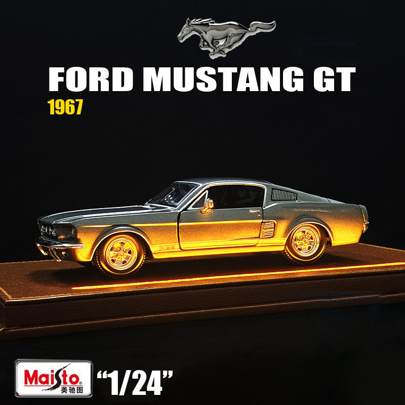 Maisto 1:24 1967 Ford Mustang  - огляд і ціна Model Kit Mustang