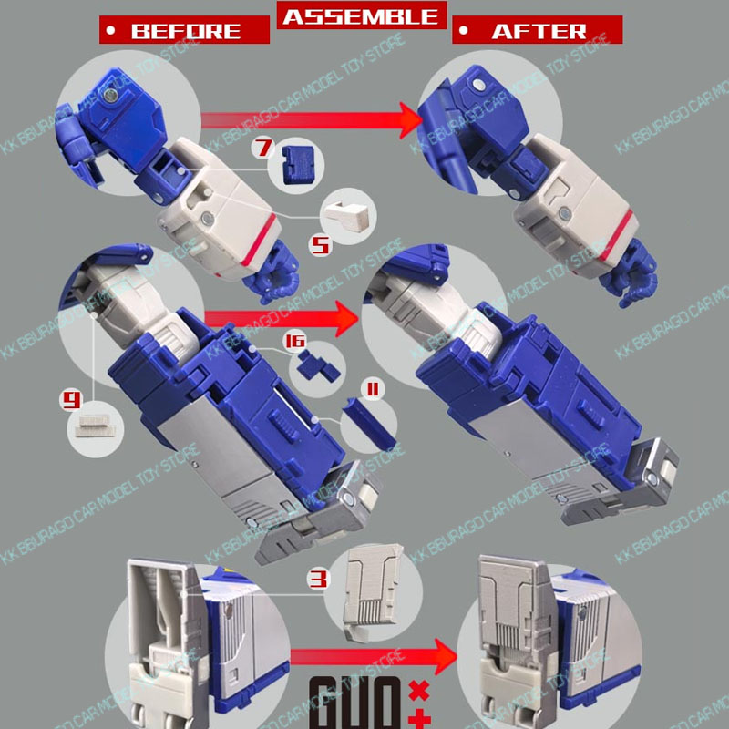 GUO Studio Transformation SS86 - огляд і ціна Model Kit Studio