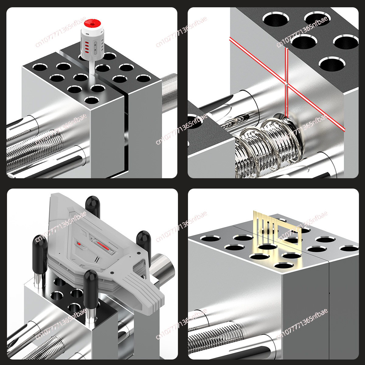 T0011 Split Type Handle Mini B - огляд і ціна Model Kit Vise
