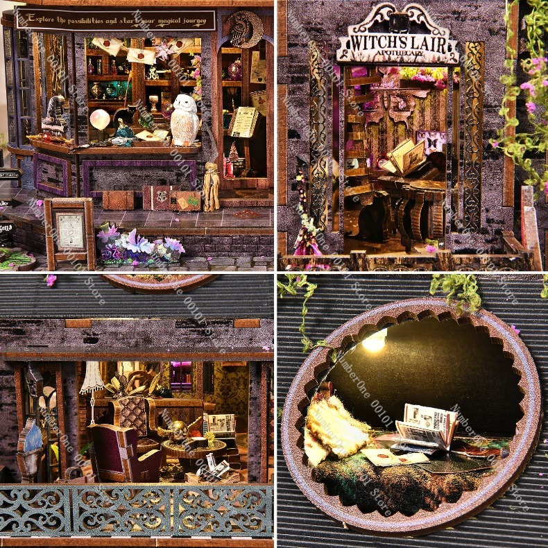 Wooden Miniature House Buildin - огляд і ціна Model Kit Wood