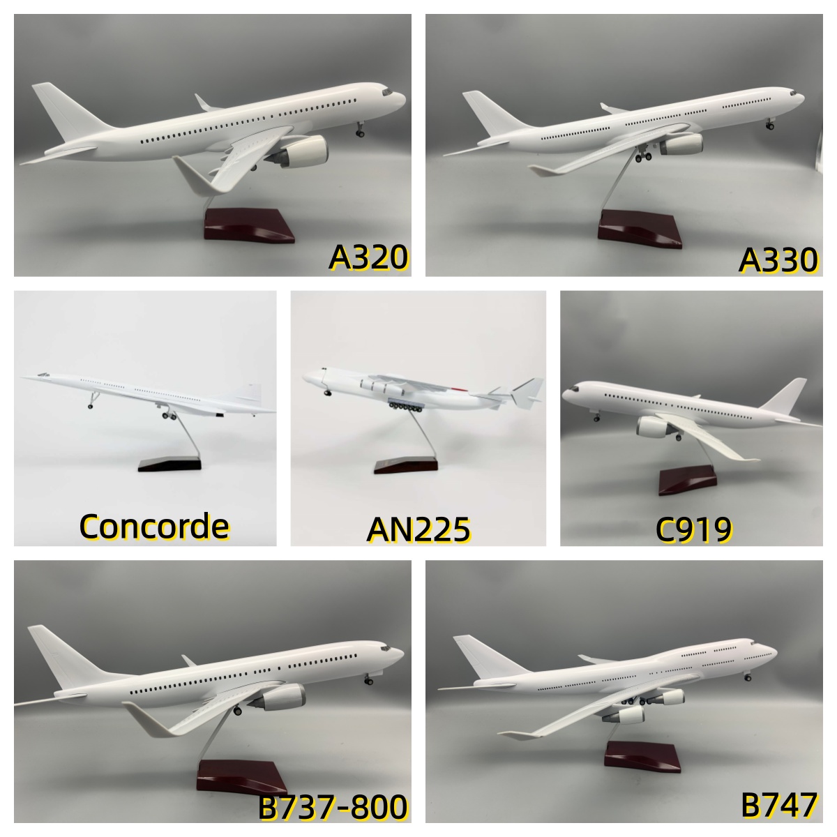 47CM Blank White DIY Airplane  - огляд і ціна Model Kit Plane