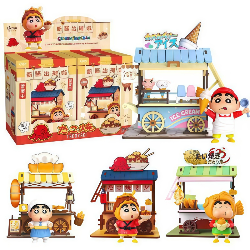 Crayon Shin-chan Food Cart Bli - огляд і ціна Model Kit Wood
