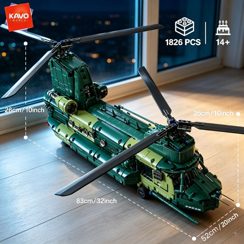 KAVOWORLD 1826pcs 32inch Large - огляд і ціна Model Kit Levels